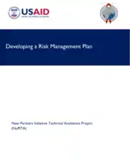 Free Download PDF Books, Developing a Risk Management Plan Template