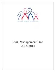 General Child Care Risk Management Plan Sample Template