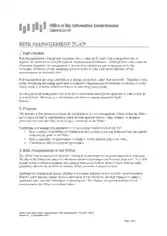 Policy Risk Management Plan Template