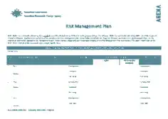 Risk Management Plan Example Template