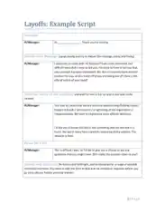 Free Download PDF Books, Example of Layoff Notice Template