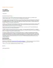 Layoff Notice Letter for Company Closure Template