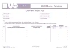 Free Download PDF Books, Audit Corrective Action Plan Template