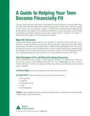 Free Download PDF Books, Money Management Action Plan Template