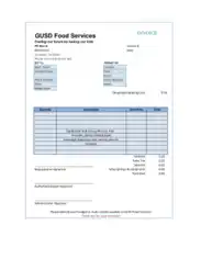 Free Download PDF Books, Catering Invoice Form Template