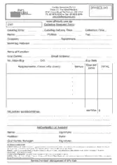 Catering Invoice Request Form Template