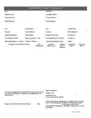 Free Commercial Invoice Free Template