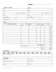 Contractor Invoice Free Sample Template