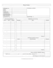 Contractor Work Order Invoice Template