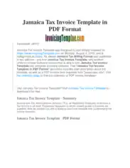 Free Download PDF Books, Professional Tax Invoice Template