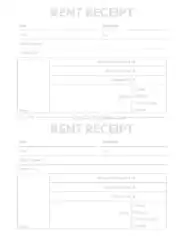 Monthly Rent Invoice Sample Template