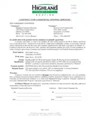 Free Roofing Repair Invoices Template