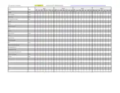 Excel Chore Chart Template