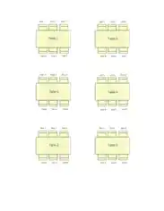 Free Download PDF Books, Square Wedding Seating Chart Template