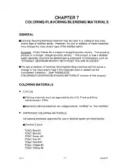 Free Download PDF Books, Simple Food Coloring Chart Template