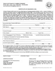 Printable Certificate of Insurance Template