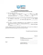 Employment-cum-Experience Certificate Template