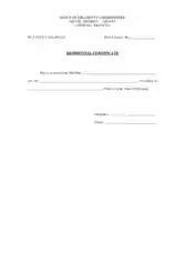 Residential Proof Certificate Template