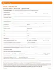 Employment Offer and Agreement Form Template