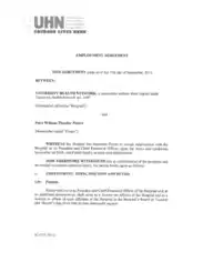 Individual Employment Agreements Template