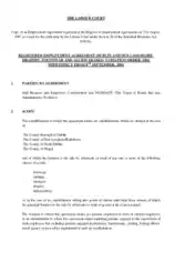 Free Download PDF Books, Labour Court Registered Employment Agreement Template