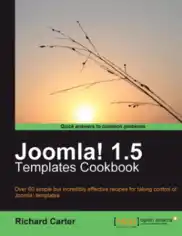 Joomla 1.5 Templates Cookbook