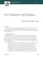 Post Employment Confidentiality Agreement Template