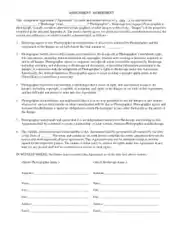 Sample Assignment Agreement Format Template