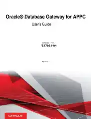 Free Download PDF Books, Oracle Database Gateway For Appc