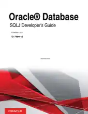 Oracle Database SQLj Developers Guide