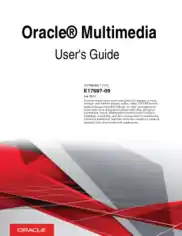 Oracle Multimedia Users Guide