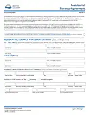 Rent Payment Agreement Form Template