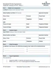 Free Download PDF Books, Standard Rental Agreement Letter Template