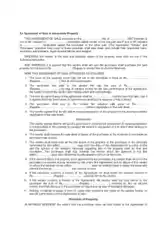 Property Agreement of Sale Template