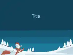Free Download PDF Books, Santa Background PowerPoint Template