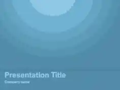 Sky Blue Background PowerPoint Template