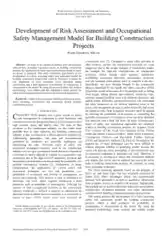 Construction Development of Risk Assessment Template