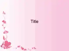 Free Download PDF Books, Love Floral PowerPoint Template