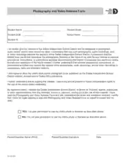 Photography and Video Release Form Template