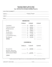 Building Construction Cost Analysis Sample Template