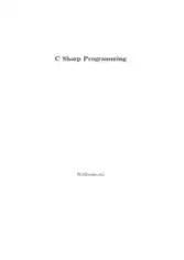 Free Download PDF Books, C# Programming