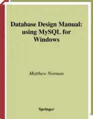 Database Design Manual Using MySQL For Windows