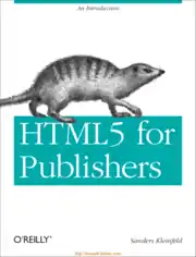 HTML5 For Publishers