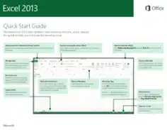 Excel 2013 Quick Start Guide
