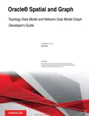Oracle Spatial And Graph Topology Data Model And Network Data Model Graph Developers Guide