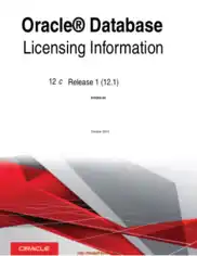 Oracle Database Licensing Information