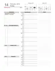Free Download PDF Books, Daily Schedule Excel Template
