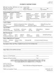 Day Care Incident Report Form Pdf Template