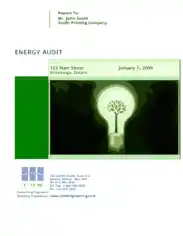 Sample Energy Audit Report Template