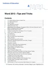 Microsoft Word 2013 Tips And Tricks